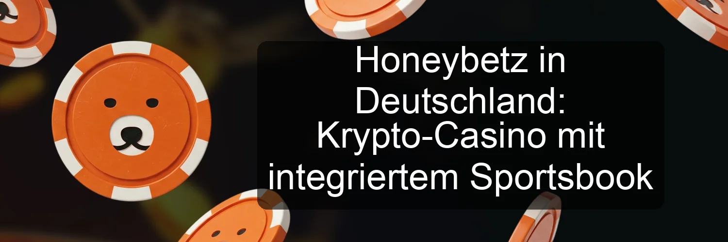 Honeybetz in Deutschland: Krypto-Casino mit integriertem Sportsbook